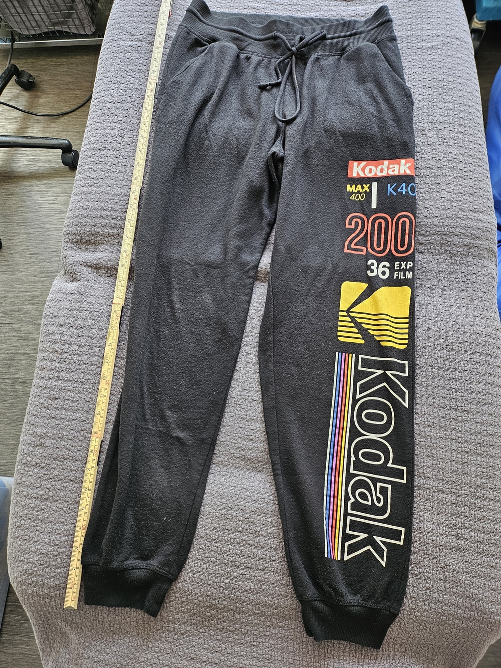 Kodak Black Jogger Sweatpants with Retro Film Graphics